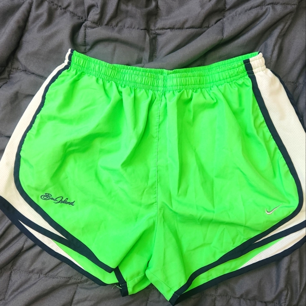 Nike Neon Green Athletic Shorts